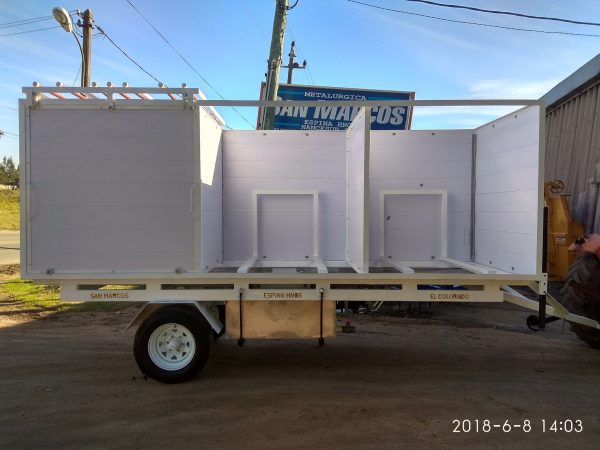 Baños portátiles modulares para bins