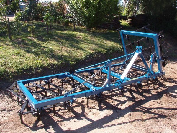 Rastra de dientes simple y varios cuerpos, maquinaria rural para el campo - Imagen 12
